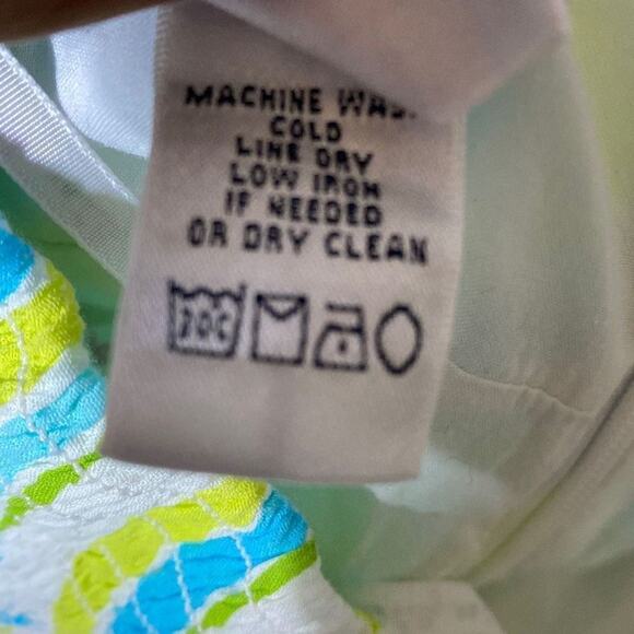 Lilly Pulitzer Strapless Mini Dress - Abstract Multicolor Paisley, Size 2 Floral - Picture 9 of 12